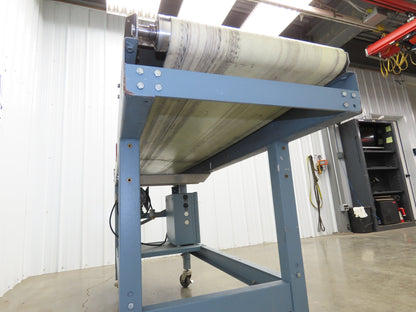 Shanklin 78"L Portable Slider Bed Conveyor 16"Belt 115V Variable Speed Drive