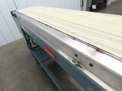 Shanklin 78"L Portable Slider Bed Conveyor 16"Belt 115V Variable Speed Drive