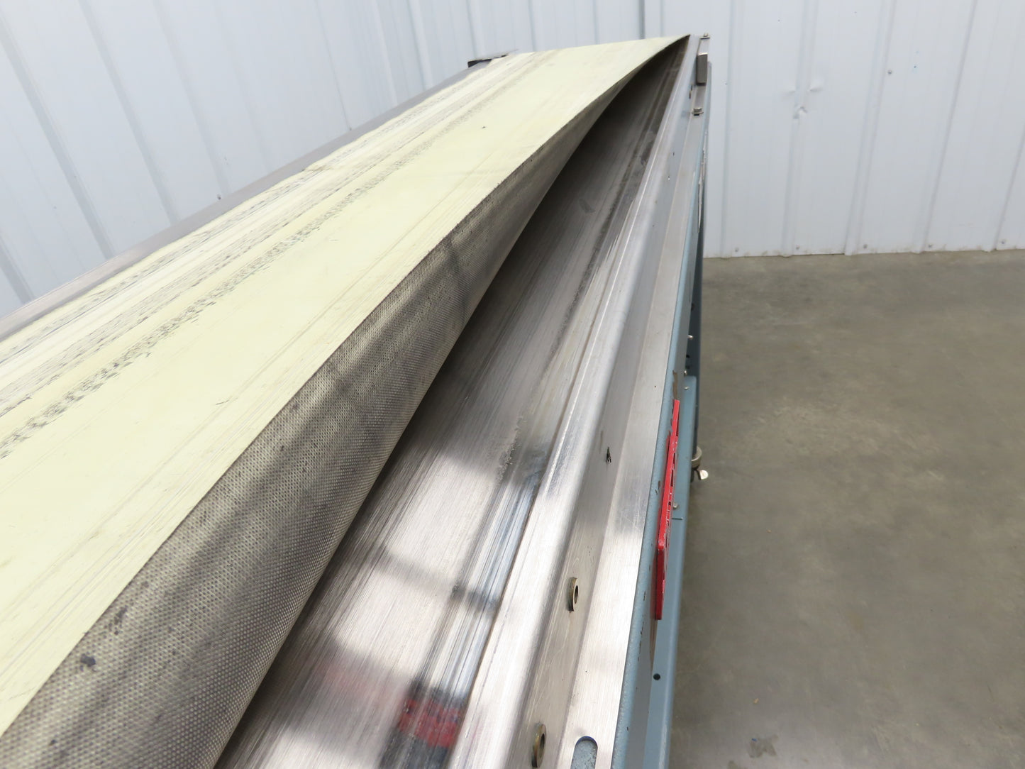 Shanklin 78"L Portable Slider Bed Conveyor 16"Belt 115V Variable Speed Drive