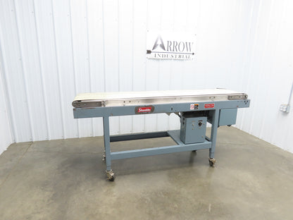 Shanklin 78"L Portable Slider Bed Conveyor 16"Belt 115V Variable Speed Drive