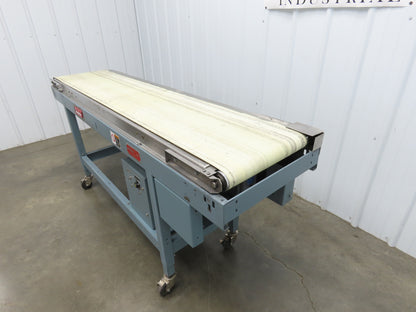 Shanklin 78"L Portable Slider Bed Conveyor 16"Belt 115V Variable Speed Drive