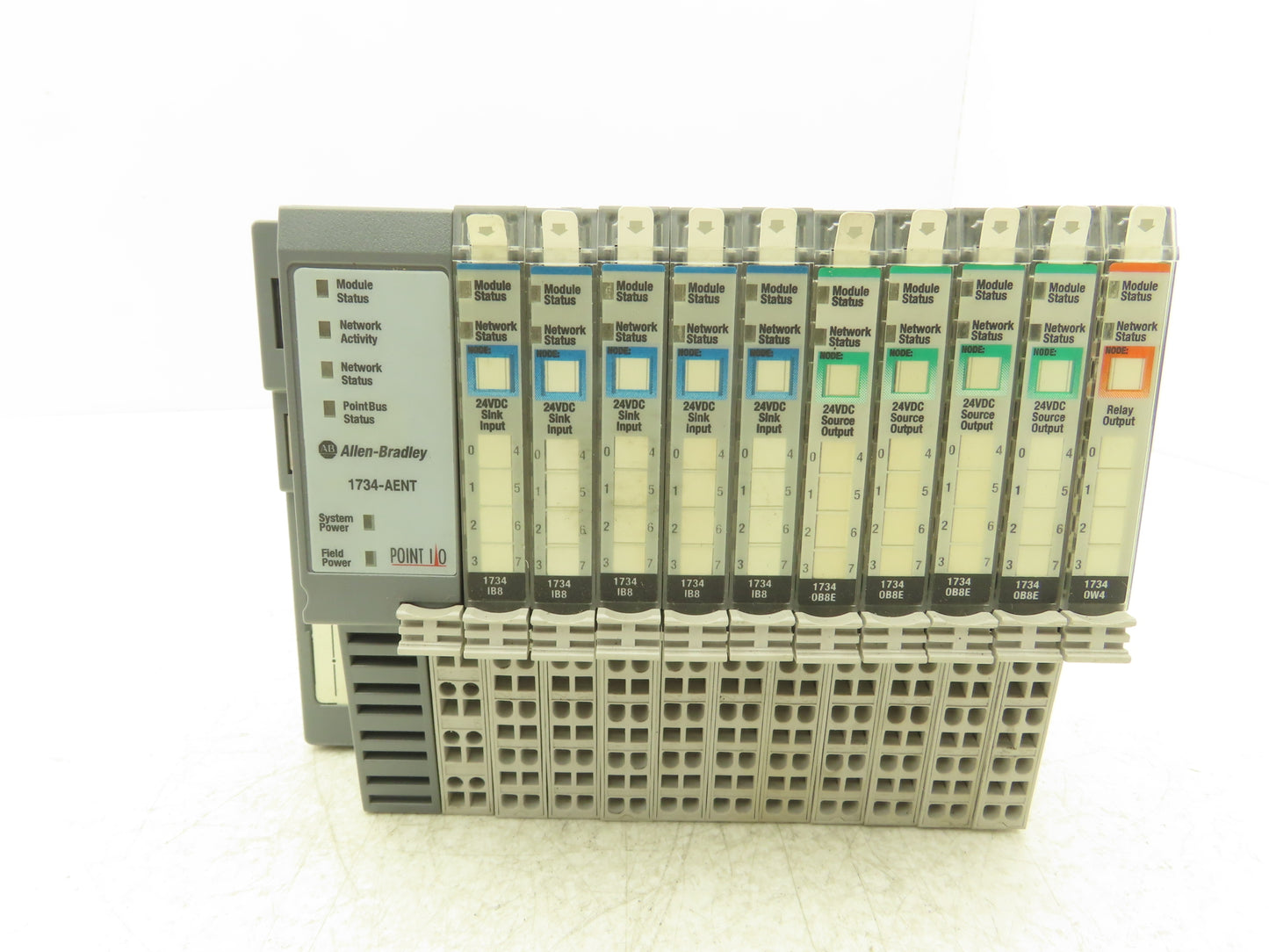 Allen Bradley Point I/O Ethernet Communication Adapter Assembly w/40 In-36 Out