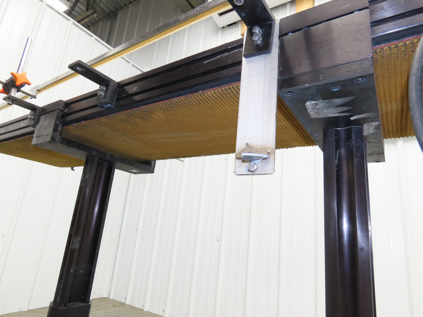 72"L Portable Grip Top Conveyor 12"Belt 115V Variable Speed Belt Drive 0-98FPM