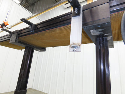 72"L Portable Grip Top Conveyor 12"Belt 115V Variable Speed Belt Drive 0-98FPM