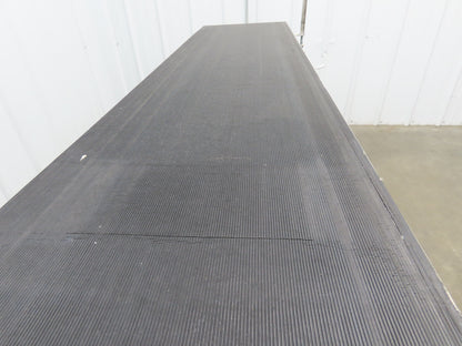 QC Industries 72"L Portable Conveyor 12"Belt 115V Variable Speed Drive 0-88FPM