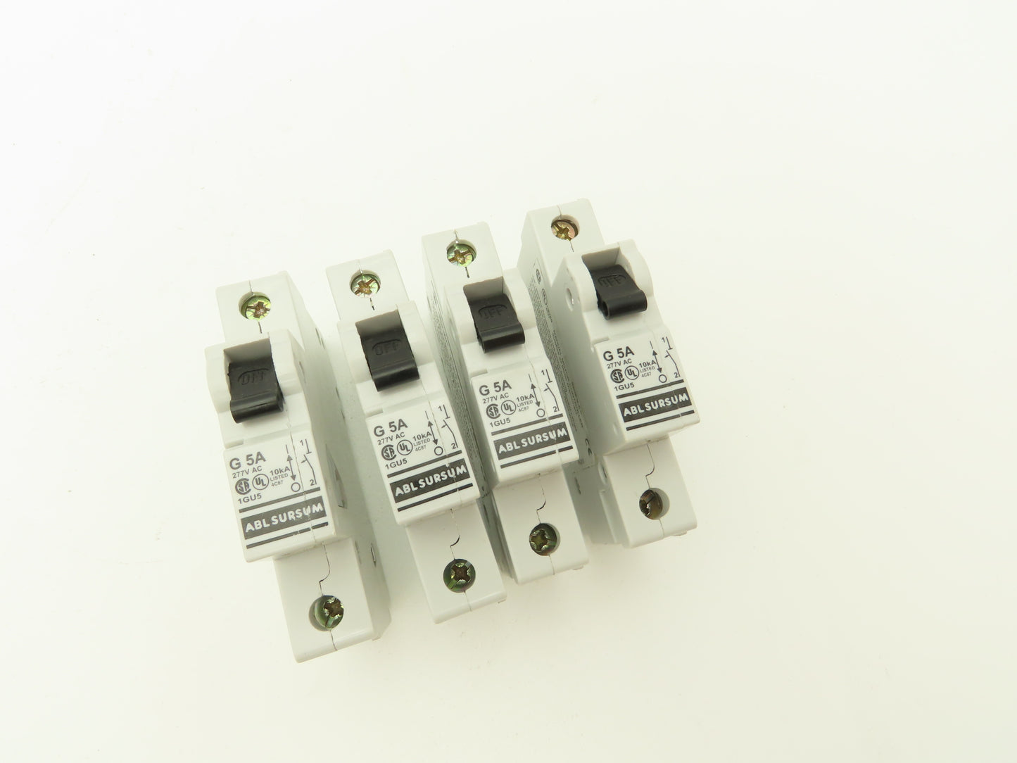 ABL Sersum 1GU5 G 5A  277VAC Manual Motor Controller 1 Pole Lot of 4