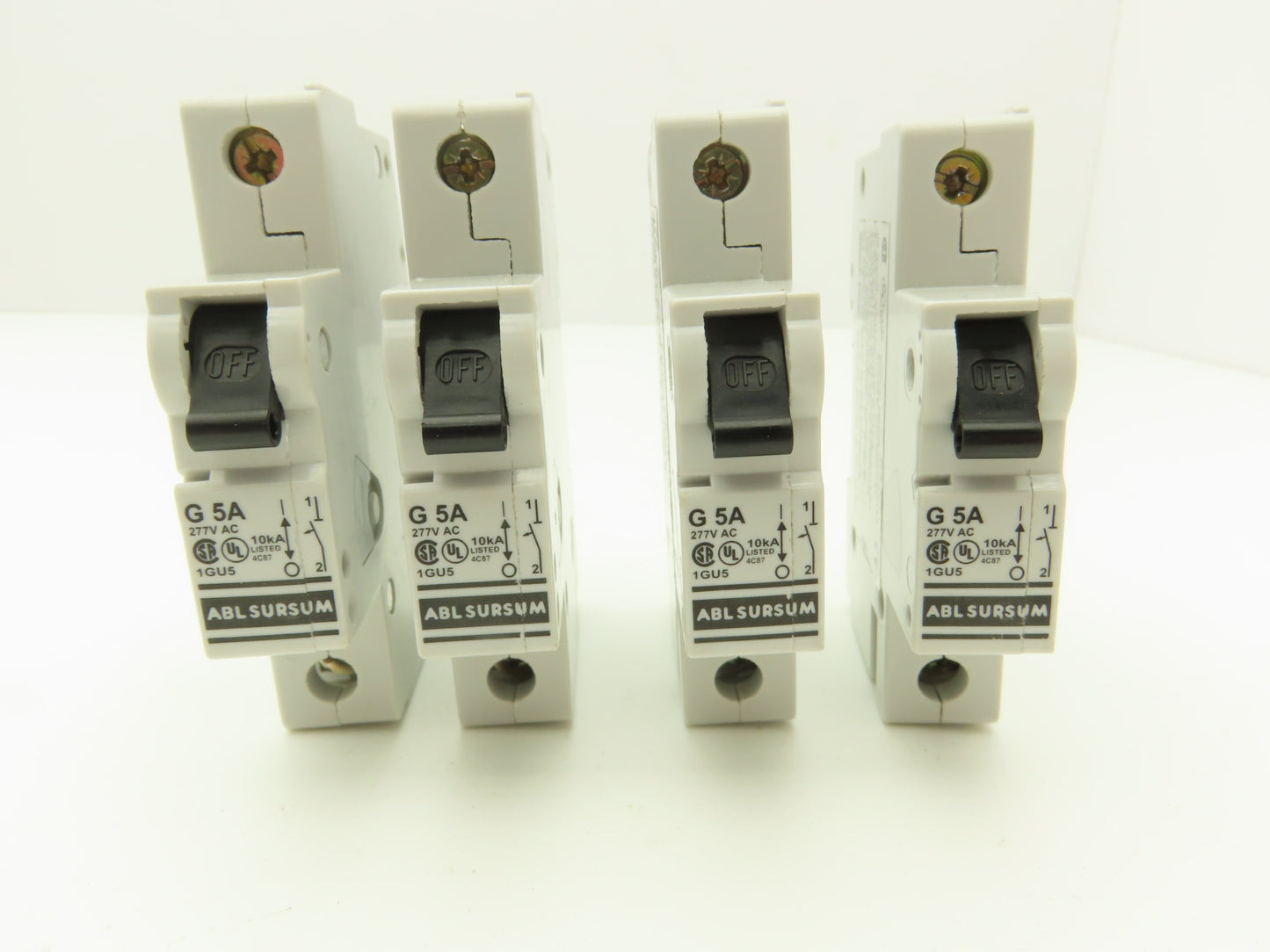 ABL Sersum 1GU5 G 5A  277VAC Manual Motor Controller 1 Pole Lot of 4