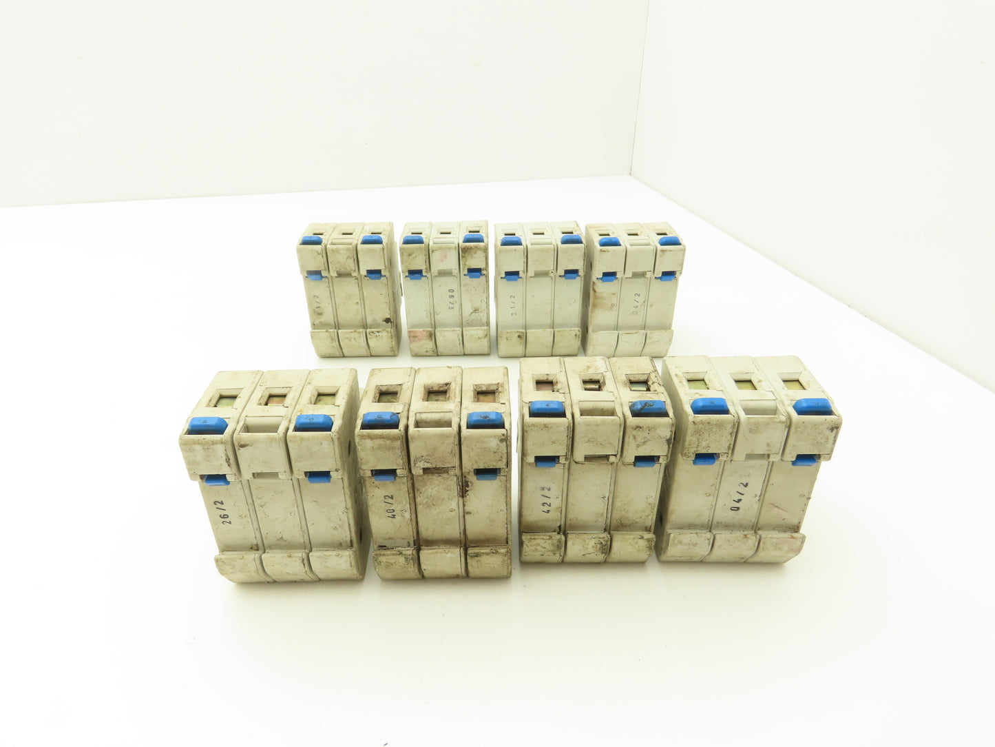 Ferraz Shawmut USCC31I Ultrasafe 3-Pole Class CC Fuse Holder 30A 600V Lot of 8