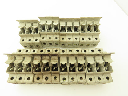 Ferraz Shawmut USCC31I Ultrasafe 3-Pole Class CC Fuse Holder 30A 600V Lot of 8