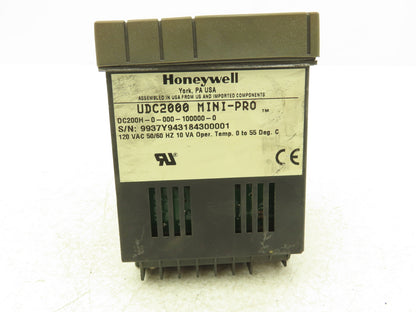 Honeywell UDC2300 Mini-Pro Temperature Controller DC230L-E0-00-10-0000000-00-0