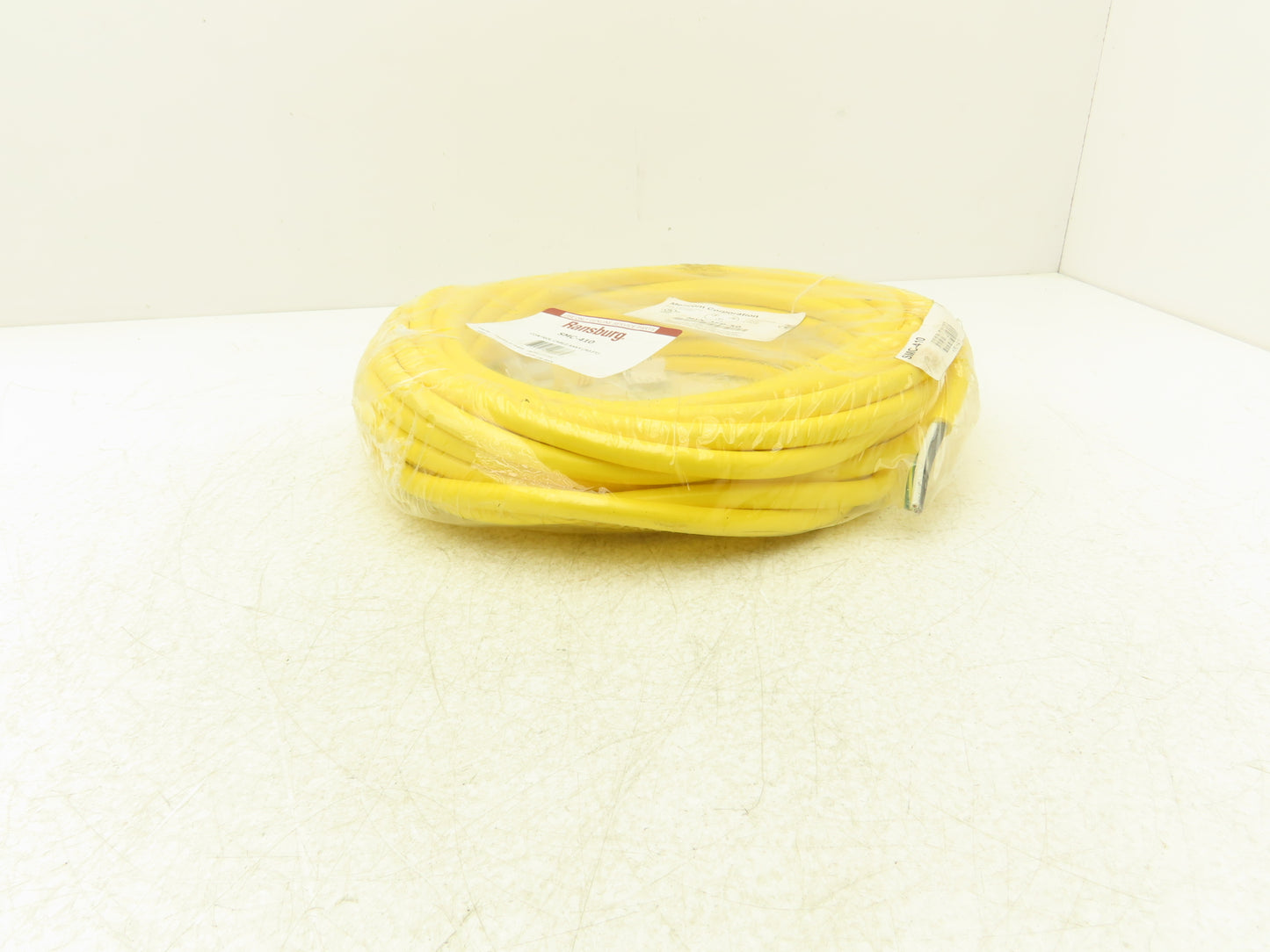 Mencom MIN-3FP-50 MIN Size I Cordset 3-Pole Female Straight Yellow 50' Cable