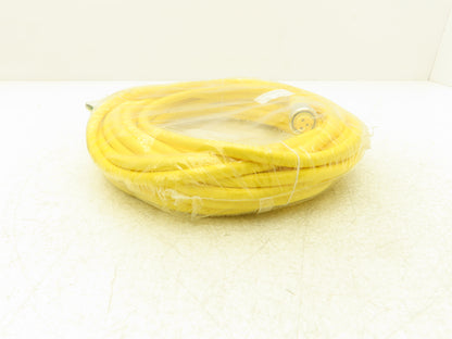 Mencom MIN-3FP-50 MIN Size I Cordset 3-Pole Female Straight Yellow 50' Cable