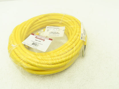 Mencom MIN-3FP-50 MIN Size I Cordset 3-Pole Female Straight Yellow 50' Cable