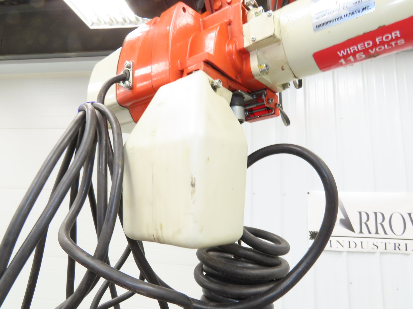 Harrington ED525DA 1/4 Ton 525lb Electric Chain Hoist 5' Lift 10-44FPM 1Ph 115V