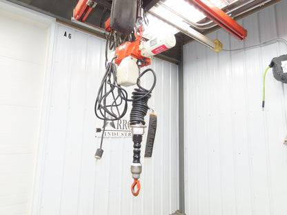Harrington ED525DA 1/4 Ton 525lb Electric Chain Hoist 5' Lift 10-44FPM 1Ph 115V