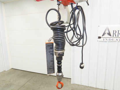Harrington ED525DA 1/4 Ton 525lb Electric Chain Hoist 5' Lift 10-44FPM 1Ph 115V