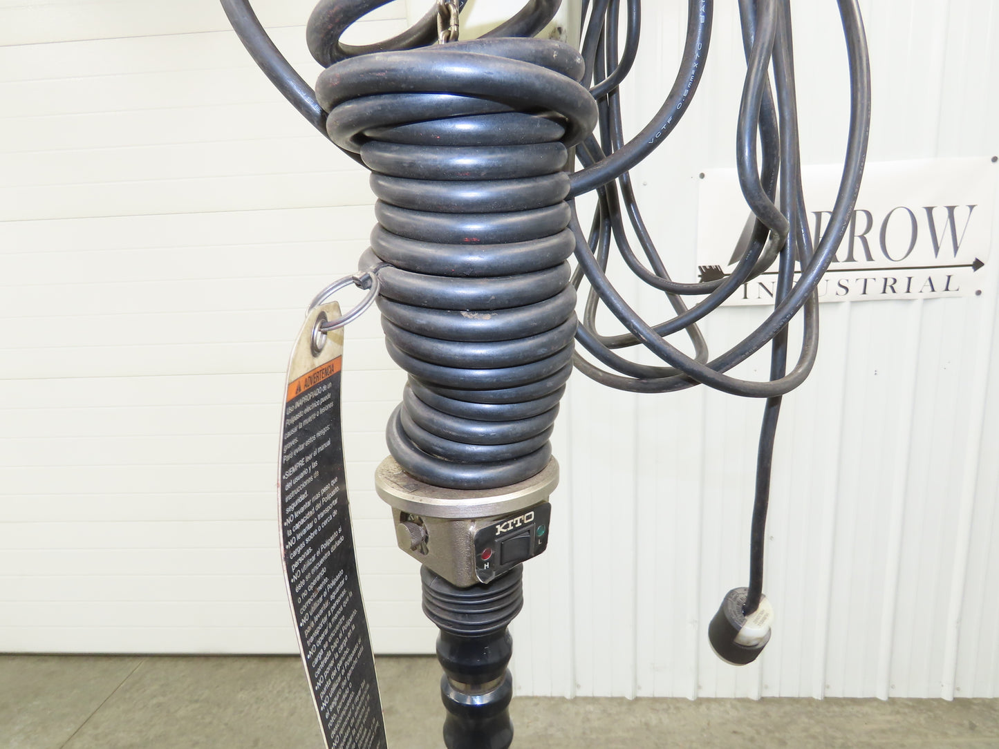 Harrington ED525DA 1/4 Ton 525lb Electric Chain Hoist 5' Lift 10-44FPM 1Ph 115V