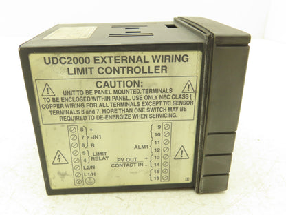 Honeywell UDC2000 Mini-Pro Temperature Controller 120VAC DC200H-0-000-10000-0