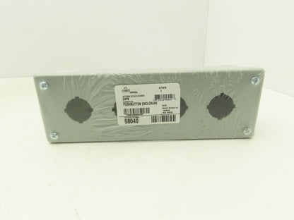 Hoffman E4PB Pushbutton Enclosure 4-Button 10-1/4x4x5"