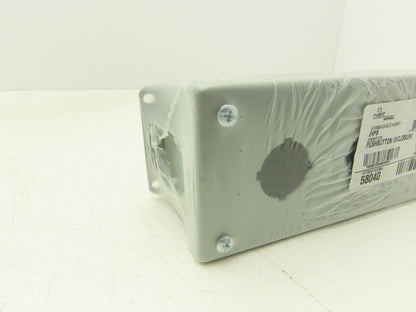 Hoffman E4PB Pushbutton Enclosure 4-Button 10-1/4x4x5"