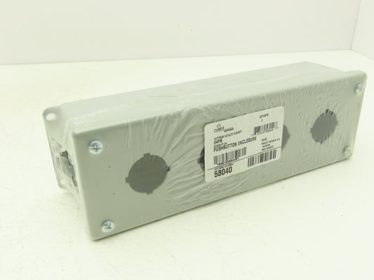 Hoffman E4PB Pushbutton Enclosure 4-Button 10-1/4x4x5"