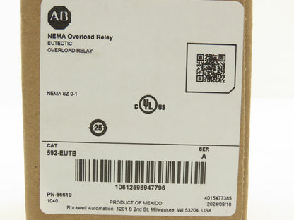 Allen Bradley 500F-AOD930 Size 0 Starter Contactor 575V 3PH 120V Coil w/Overload