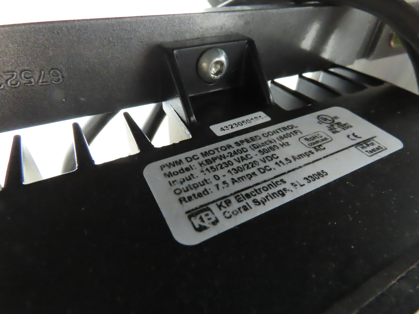 Dorner 2100 Series Belt Conveyor 15"x 95"L Variable Speed Drive 115V 135FPM