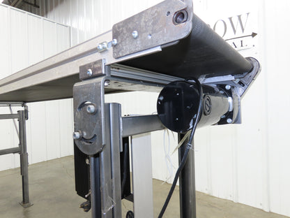 Dorner 2100 Series Belt Conveyor 15"x 95"L Variable Speed Drive 115V 135FPM
