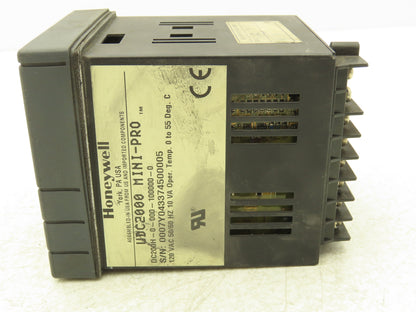 Honeywell UDC2000 Mini-Pro Temperature Controller 120VAC DC200H-0-000-1F000-0