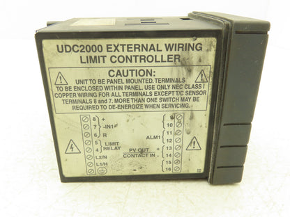 Honeywell UDC2000 Mini-Pro Temperature Controller 120VAC DC200H-0-000-1F000-0