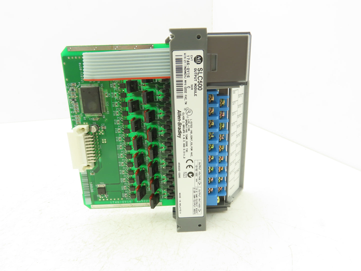 Allen Bradley 1746-OV16 SLC500 Series C Output Module 10-50VDC 1746-RL53
