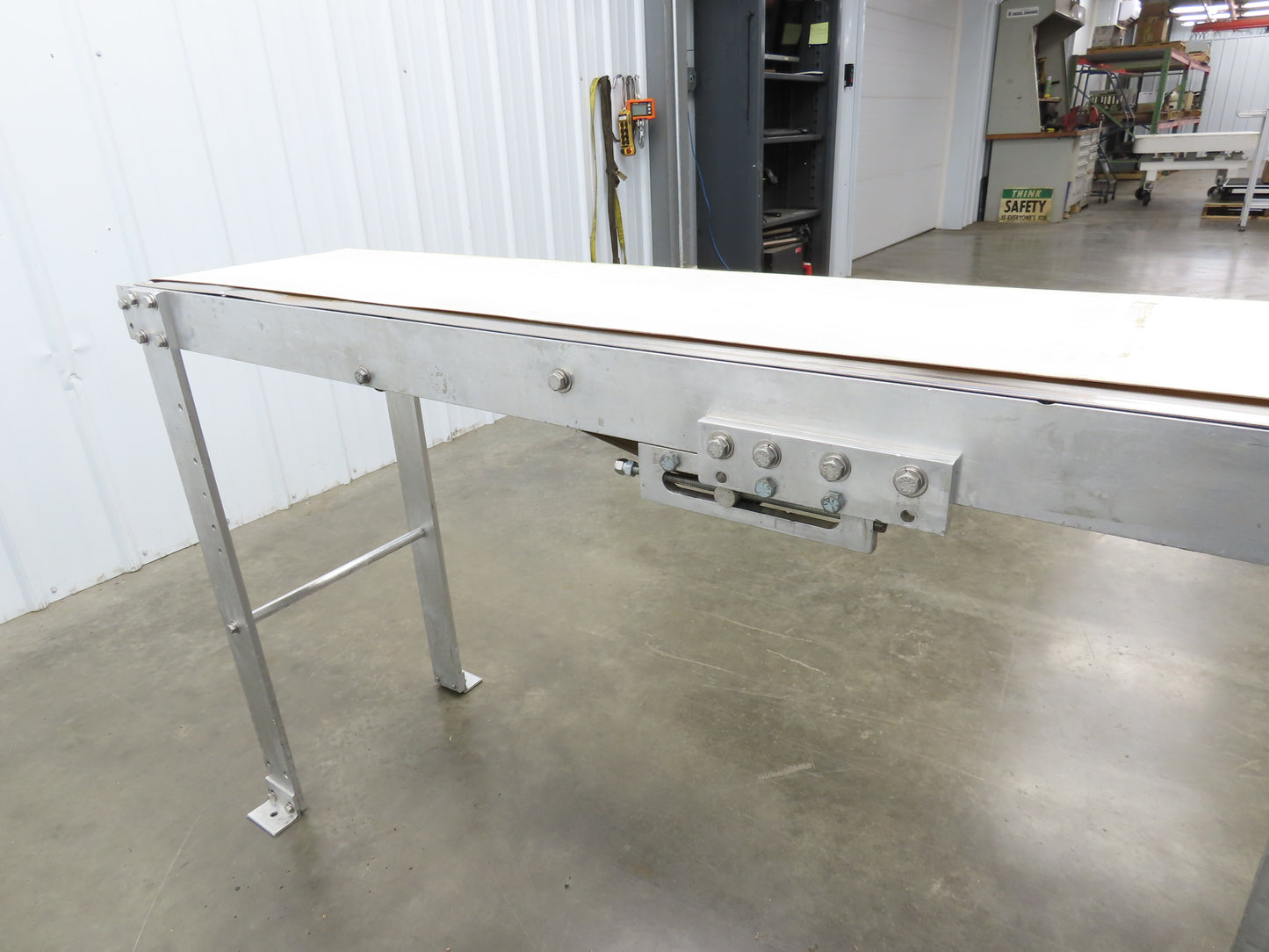 14"x 71"L Aluminum Belt Conveyor 12" Belt 115V Variable Speed 144FPM