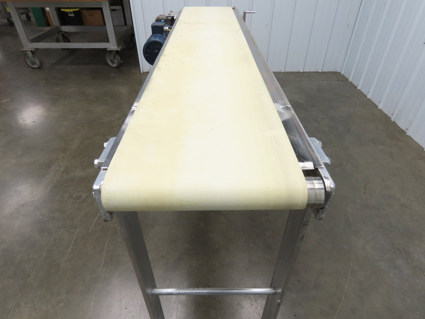 14"x 71"L Aluminum Belt Conveyor 12" Belt 115V Variable Speed 144FPM