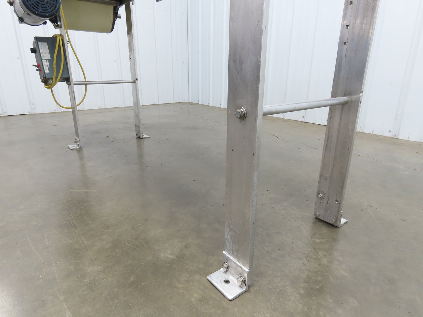 14"x 71"L Aluminum Belt Conveyor 12" Belt 115V Variable Speed 144FPM