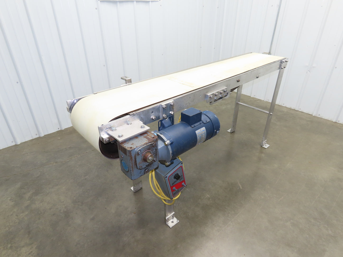 14"x 71"L Aluminum Belt Conveyor 12" Belt 115V Variable Speed 144FPM