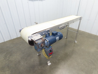 14"x 71"L Aluminum Belt Conveyor 12" Belt 115V Variable Speed 144FPM