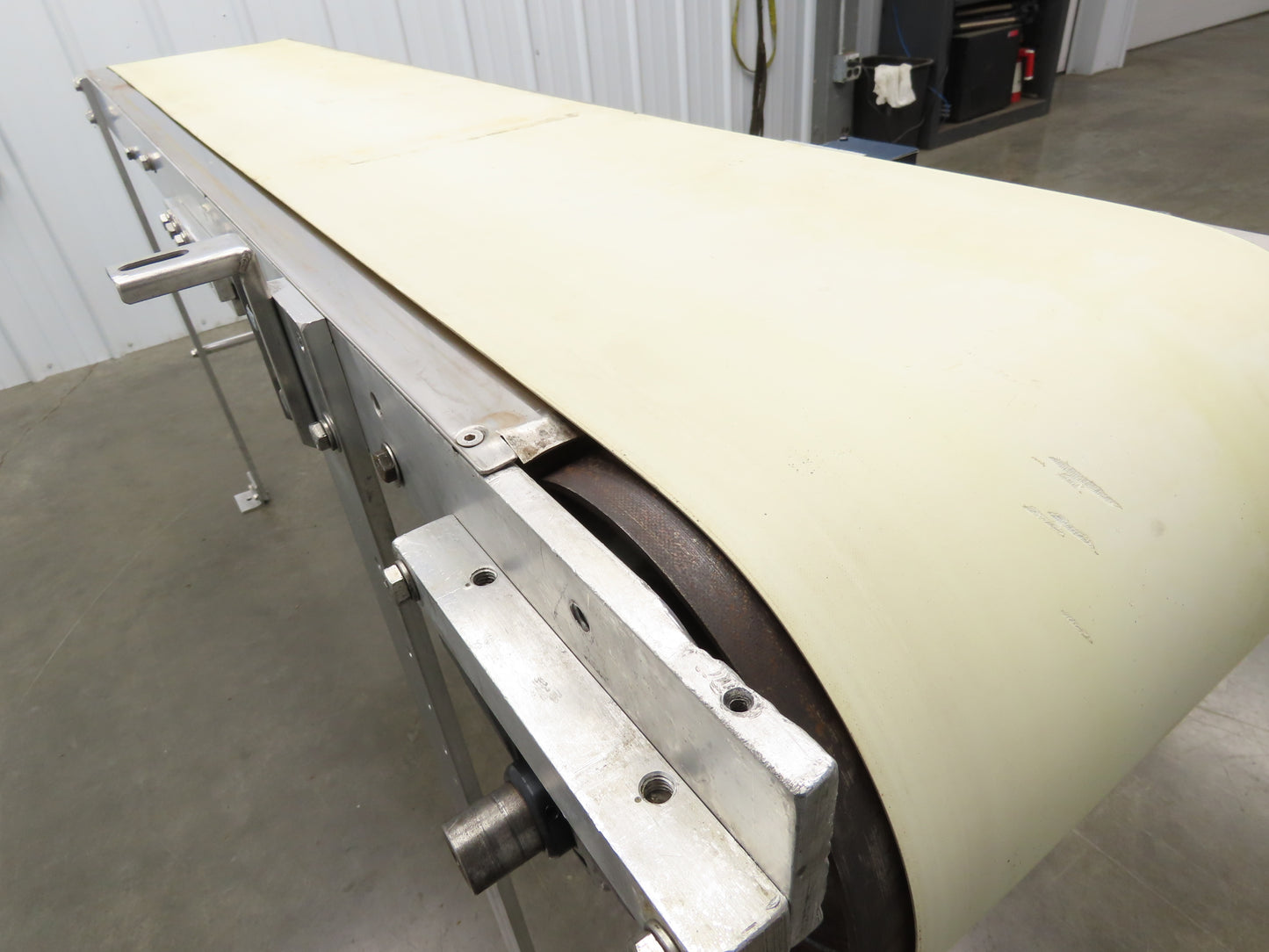 14"x 71"L Aluminum Belt Conveyor 12" Belt 115V Variable Speed 144FPM