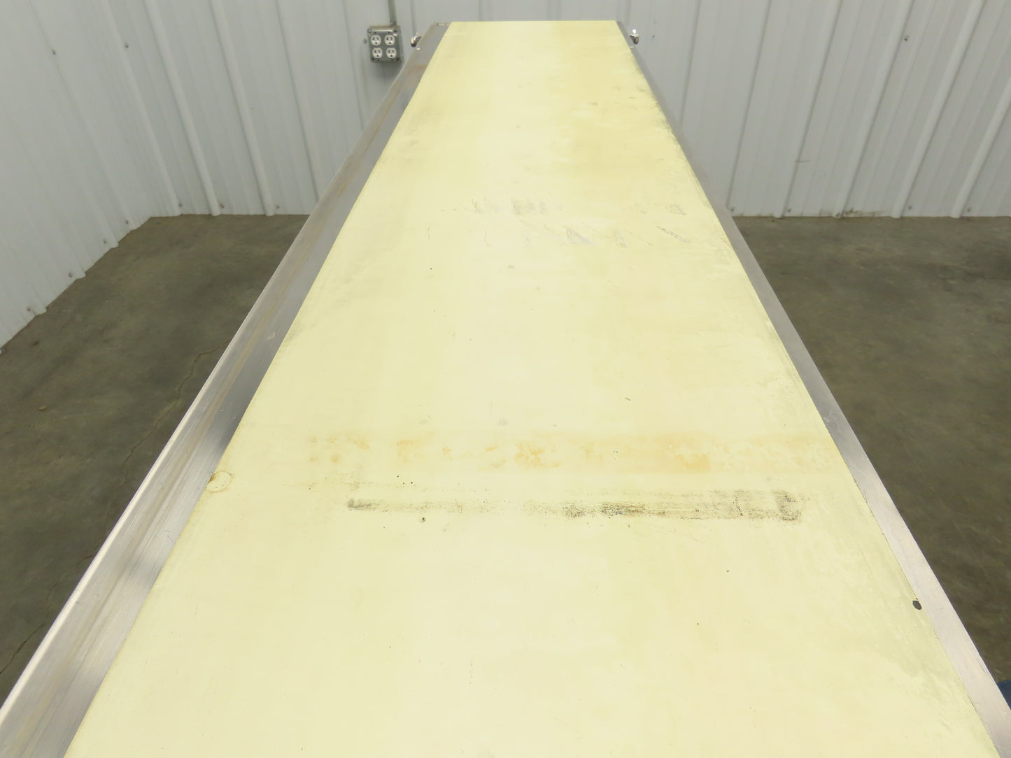 14"x 71"L Aluminum Belt Conveyor 12" Belt 115V Variable Speed 144FPM