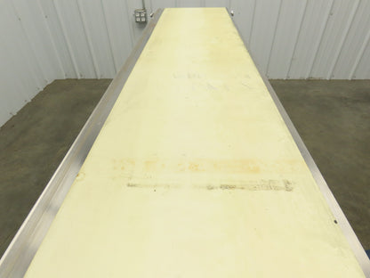 14"x 71"L Aluminum Belt Conveyor 12" Belt 115V Variable Speed 144FPM