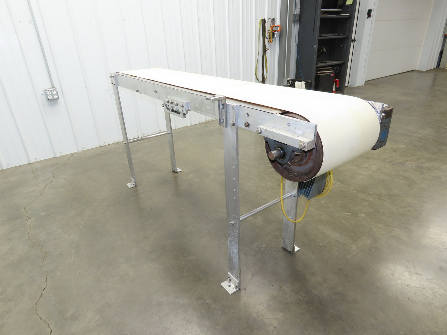 14"x 71"L Aluminum Belt Conveyor 12" Belt 115V Variable Speed 144FPM