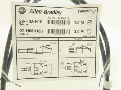 Allen Bradley 22-HIM-A3 Handheld LCD HIM Drive Keypad Control PN-37834