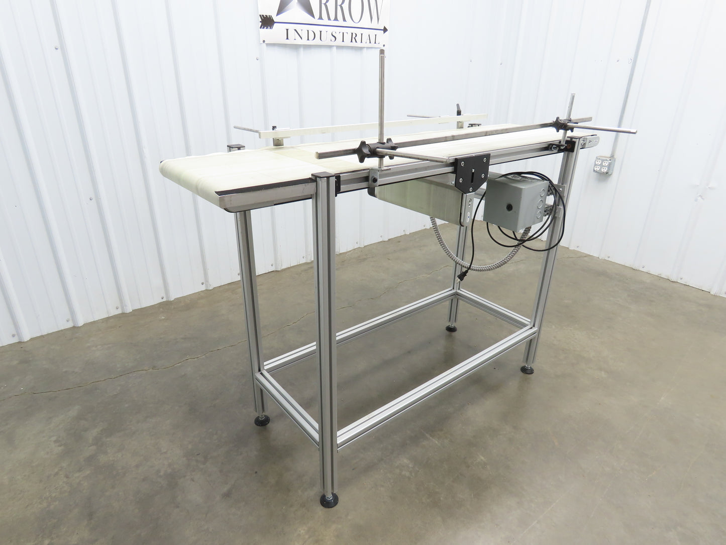 RobotUnits Type K Belt Conveyor 15.75"W x 60"L Variable Speed Center Drive 115V