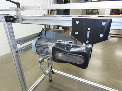 RobotUnits Type K Belt Conveyor 15.75"W x 60"L Variable Speed Center Drive 115V