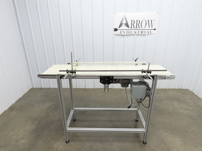 RobotUnits Type K Belt Conveyor 15.75"W x 60"L Variable Speed Center Drive 115V