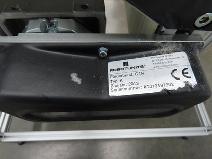 RobotUnits Type K Belt Conveyor 15.75"W x 60"L Variable Speed Center Drive 115V