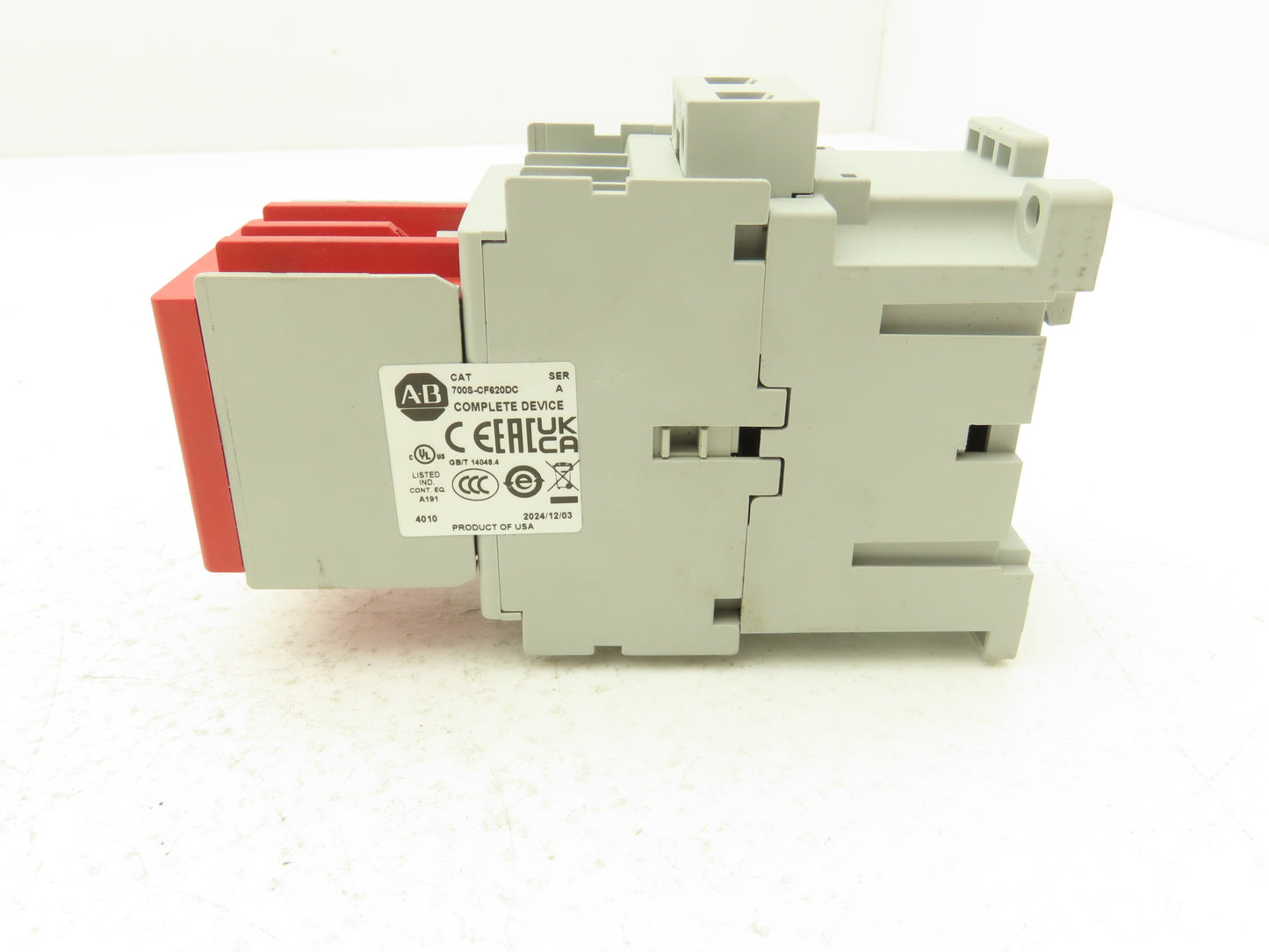 Allen Bradley 700S-CF620DC Safety Control Relay 10A 600V 120VAC Coil Ser A