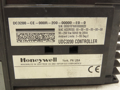 Honeywell DC3200-CE-000R-200-00000-E0-0 UDC3200 Digital Temperature Controller