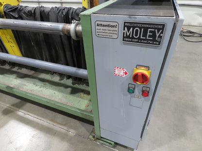 Hillesheimer Moley M1600 Automatic Roll Cutting Slitting Machine *Needs Repair