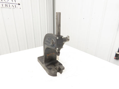 Dake Model No 0 Bench Top Arbor Press 1-1/2 Ton 4.5" Throat 7.75" Stroke