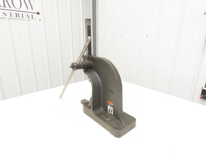 Dake Model No 0 Bench Top Arbor Press 1-1/2 Ton 4.5" Throat 7.75" Stroke